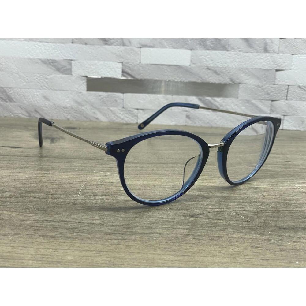 ELLE EYEGLASSES EL14384 BLUE CAT EYE FULL RIM 52-19-145 *FRAMES ONLY